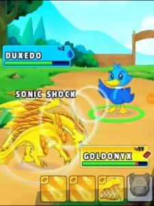 dynamons world mod apk enhanced battle mode